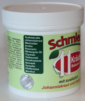 Schmied´s 11 Kräuter mit Johanniskraut und Kampfer Öl 250ml